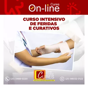 Imagem de capa para o Curso online CURSO INTENSIVO EM FERIDAS E CURATIVOS