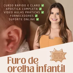 FURO DE ORELHA COM MÉTODO HUMANIZADO