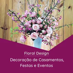 Imagem de capa para o Curso online Floral Design - Decoração de casamentos, festas e eventos