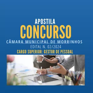 Imagem de capa para o Ebook APOSTILA CONCURSO CÂMARA DE MORRINHOS: SUPERIOR - GESTOR DE PESSOAL
