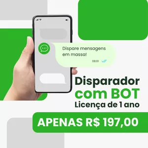 Curso DISPARADOR DE MENSAGENS COM BOT