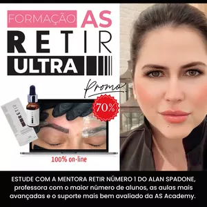 Imagem de capa para o Curso online CURSO ARTISTA RETIR ULTRA AS ACADEMY - DESPIGMENTAÇÃO QUÍMICA COM A MENTORA N.1 DO ALAN SPADONE 