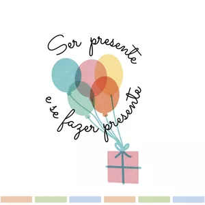 Imagem de capa para o Ebook Ser presente e se fazer presente 