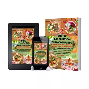 Imagem de capa para o Ebook DIETA PALEOLÍTICA - GUIA COMPLETO
