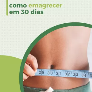 Imagem de capa para o Ebook Como emagrecer em 30 dias