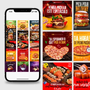 Imagem do curso Pack Canva Food - Templates para Restaurante, Pizzaria, Hamburgueria, Sushi