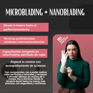 Imagen de portada para Curso online Convertite en una ARTISTA EN MICROBLADING &amp; NANOBLADING