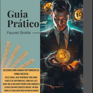 Imagem de capa para o Ebook Guia Prático de Faucets Gratuitas - Descubra Como Ganhar Criptomoedas de Forma Segura