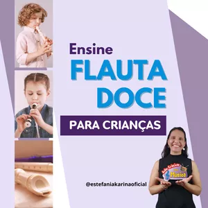 Imagem de capa para o Ebook Ebook - Ensine Flauta Doce para Crianças - Material para Musicalização Infantil 2026