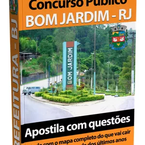 Imagem de capa para o Ebook Apostila Concurso Prefeitura de Bom Jardim