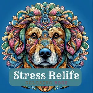Cover image for Ebook Stress Relife: Adult Coloring 