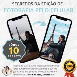 Imagem do curso Segredos da Edição de Fotografia Pelo Celular