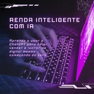 Imagem do curso Renda Inteligente com IA - Aprenda a usar o ChatGPT para criar, vender e lucrar no digital mesmo começando do zero