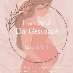 Imagem de capa para o Ebook Planner Digital da Gestante - Método NINHO