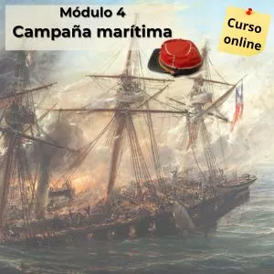 Imagen de portada para Curso online 4. Las 7 Campañas de la Guerra del Pacífico - Campaña Marítima