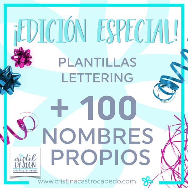 Plantillas Lettering 100 Nombres Propios Edicion Especial Cristina Castro Cabedo Learn A New Skill Ebooks Or Documents Hotmart