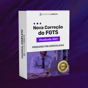 Imagem de capa para o Ebook Nova Correção do FGTS - Atualizado 2021