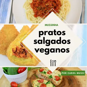 Imagem de capa para o Ebook PRATOS SALGADOS VEGANOS