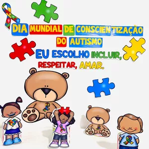 Imagem de capa para o Ebook MINI PACK CONSCIENTIZAÇÃO DO AUTISMO