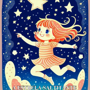 Imagem de capa para o Ebook A Estrela Saltitante e o Baile Celestial