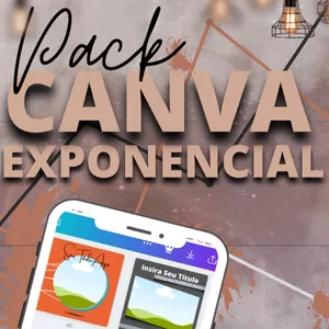 Imagem de capa para o Curso online Pack 47+ | CANVA EXPONENCIAL 