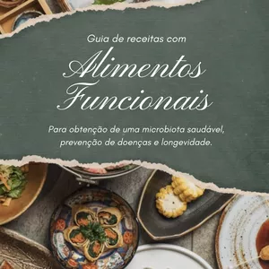 Imagem de capa para o Ebook Receitas Funcionais para um Intestino Saudável