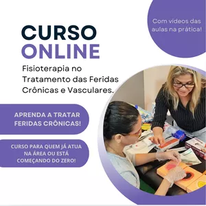 Imagem de capa para o Curso online Fisioterapia no Tratamento das Feridas Crônicas e Vasculares