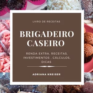 Imagem de capa para o Ebook Brigadeiro caseiro + Bônus de ebook com 15 receitas 
