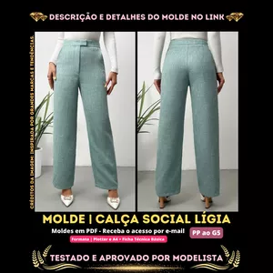 Imagem de capa para o Curso online ✨[Molde em PDF] - Calça Social Lígia ID 3776050✨