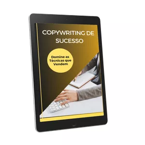 Imagem de capa para o Ebook copywriting de sucesso
