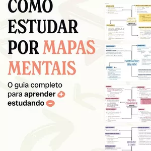 Imagem de capa para o Curso online Manual Como Estudar Por Mapas Mentais