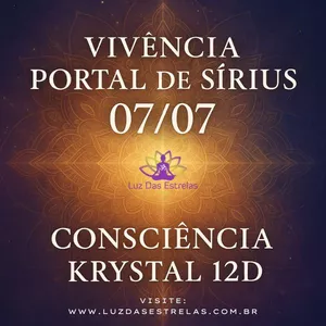 Imagem de capa para o Evento online Vivência Online Portal de Sírius 07/07