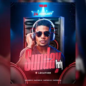 Cover image for Online course Editable Party Flyer