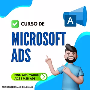 Imagem do curso Curso de Microsoft Ads – Bing Ads, Yahoo Ads e MSN Ads 