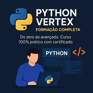 Imagem de capa para o Curso online Python Vertex – Formação Completa 