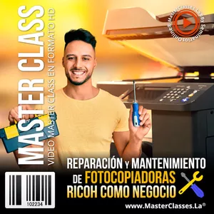 Imagen de portada para Curso online Reparación y Mantenimiento de Fotocopiadoras Ricoh como Negocio