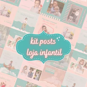 Imagem de capa para o Curso online Kit Posts Loja Infantil