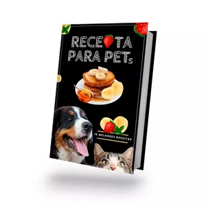 Imagem de capa para o Ebook Alimentos SAÚDAVEIS  para gatos e cachorros