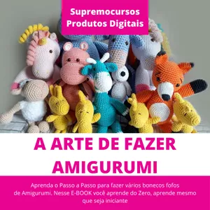 Imagem do curso A ARTE DE FAZER AMIGURUMI 