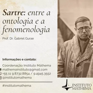 Imagem de capa para o Curso online SARTRE ENTRE A ONTOLOGIA E A FENOMENOLOGIA