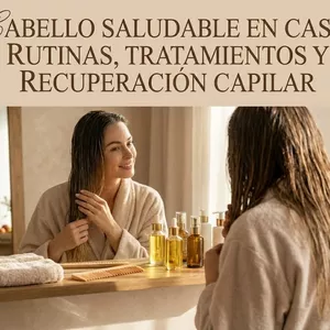 Imagen de portada para Ebook EBOOK: Cabello Saludable en Casa: Rutinas, Tratamientos y Recuperación Capilar