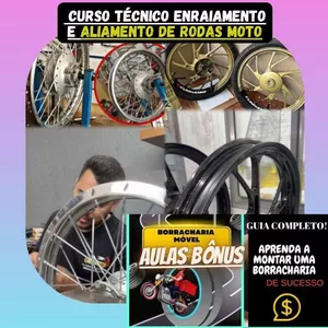 Imagem de ( CURSO TÉCNICO ERAIAMENTO E ALIAMENTO DE RODAS MOTO ) criado por wanderson Alves Martins na hotmart