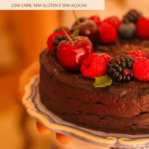 Imagem de capa para o Ebook DOCES E PÃES SAUDÁVEIS + MENU DE NATAL