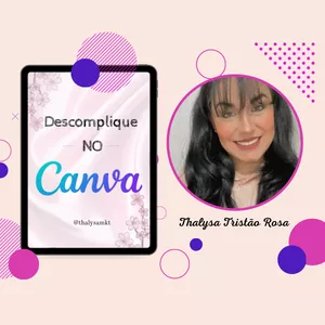 Imagem de capa para o Curso online Descomplique no Canva