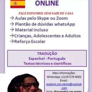 Imagen de portada para Curso online Aulas online de ESPANHOL