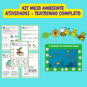 Imagem de capa para o Ebook KIT ATIVIDADES MEIO AMBIENTE
