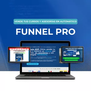 Imagen de portada para Curso online Funnel PRO