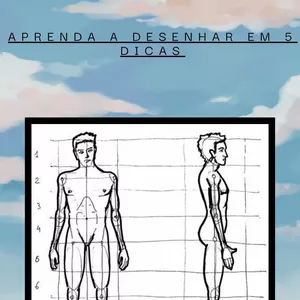 Imagem de capa para o Ebook Como aprender a desenhar em 5 passos.