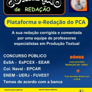 Imagem de capa para o Curso online E-Correção do PCA