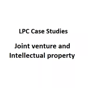 Main image of product LPC Case Studies | Joint venture and Intellectual property